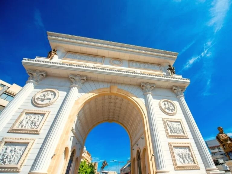 Arco Macedonia en Plaza Macedonia, Skopje