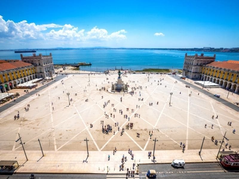 Praça do Comércio en Lisboa